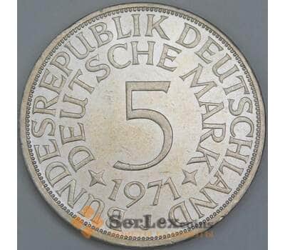 Германия 5 марок 1971 J КМ112 UNC арт. 56818