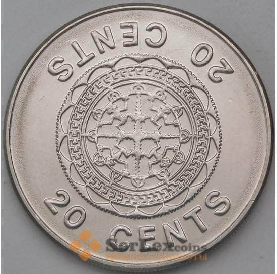 Соломоновы острова 20 центов 2005 КМ28 aUNC арт. 26677