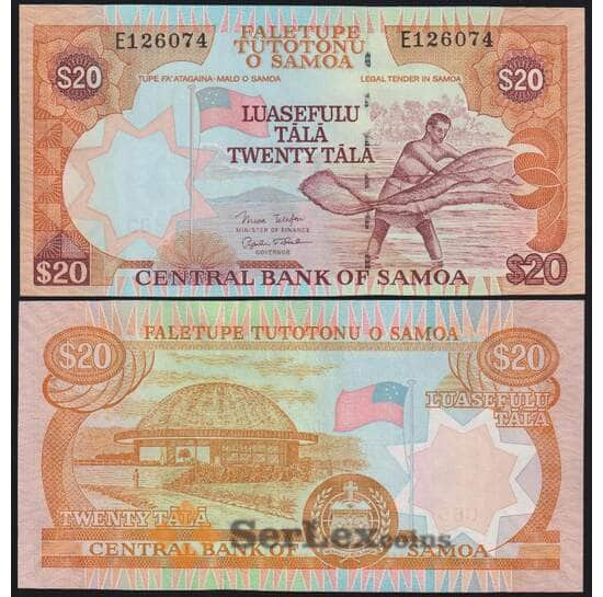 Самоа банкнота 20 тала 2005 Р35b UNC арт. 48578