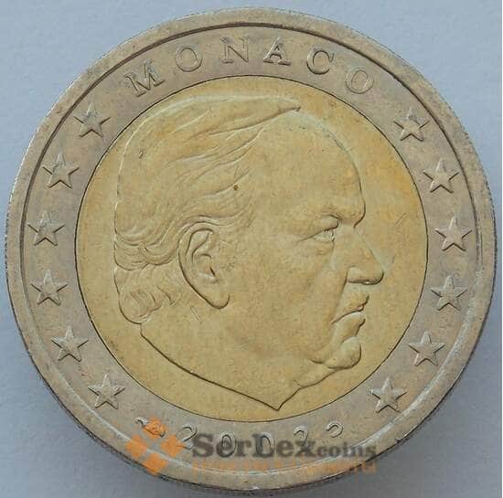 Монако 2 евро 2002 КМ174 aUNC (J05.19) арт. 16766