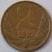 Монета Польша 2 злотых 1976 Y80.1 XF (J05.19) арт. 17841
