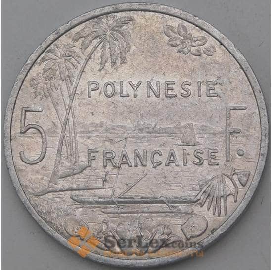 Французская Полинезия 5 франков 2006 КМ12 XF арт. 28231