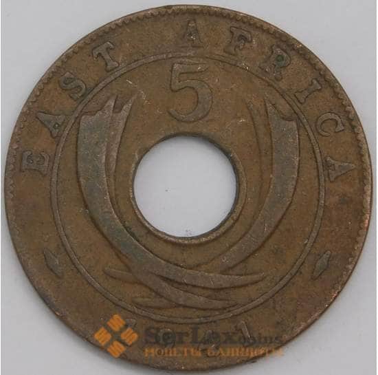 Британская Восточная Африка монета 5 центов 1941 КМ25.1 VF арт. 43369