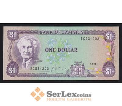 Ямайка 1 доллар 1990 Р68Аd UNC арт. 54733