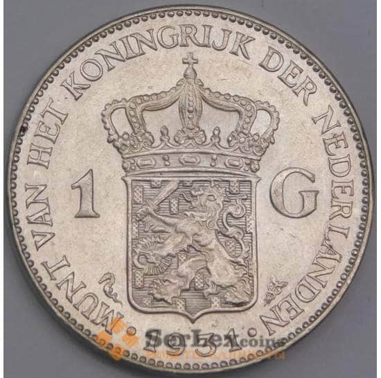 Нидерланды монета 1 гульден 1931 КМ161 aUNC арт. 42895