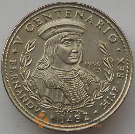 Куба 1 песо 1990 КМ306 UNC  арт. 14246