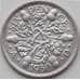 Монета Великобритания 6 пенсов 1930 КМ832 AU арт. 12056