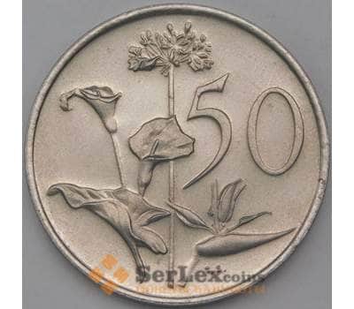 Монета Южная Африка ЮАР 50 центов 1977 КМ87 BU арт. 25062