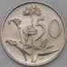 Монета Южная Африка ЮАР 50 центов 1977 КМ87 BU арт. 25062