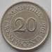 Монета Маврикий 20 центов 1987 КМ53 aUNC (J05.19) арт. 17610