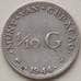 Монета Кюрасао 1/10 гульдена 1944 КМ43 VF арт. 12885