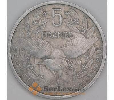 Монета Новая Каледония 5 франков 1952 КМ4 VF арт. 38559