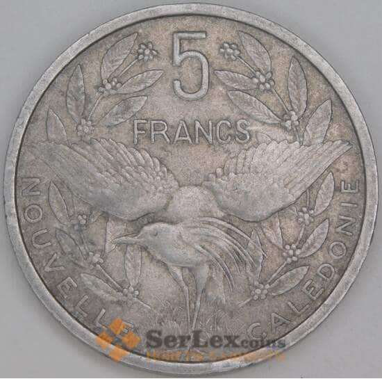 Новая Каледония 5 франков 1952 КМ4 VF арт. 38559
