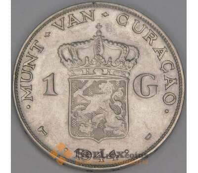 Кюрасао 1 гульден 1944 КМ45 XF арт. 52792