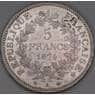 Франция 5 франков 1874 А КМ820 XF арт. 40416