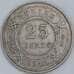 Белиз 25 центов 1901 КМ36 VF арт. 57173