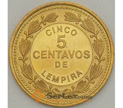 Монета Гондурас 5 сентаво 1989 КМ72.2а BU (n17.19) арт. 21305