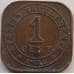 Монета Стрейтс Сеттлментс 1 цент 1926 КМ32 VF арт. 8381