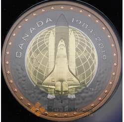 Канада 25 центов 2019 "Первый Канадский астронавт" BU арт. 21766