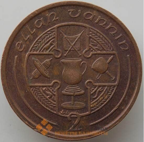 Мэн остров 2 пенса 1994 КМ208 XF арт. 13934