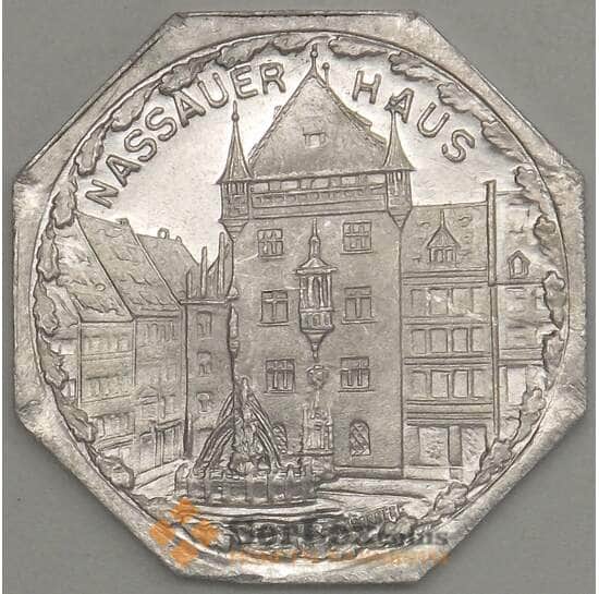 Германия Нюрнберг 20 пфеннигов 1921 Proof HASSAUER HAUS (j05.19) арт. 21209