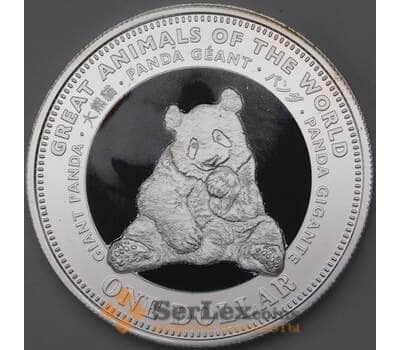 Монета Фиджи 1 доллар 2009 КМ137 Prooflike Панда арт. 28272