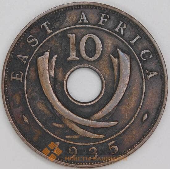 Британская Восточная Африка 10 центов 1935 КМ19 VF арт. 55002