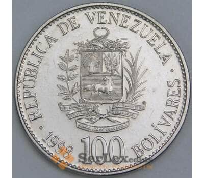 Венесуэла 100 боливар 1998 Y78.1 UNC арт. 56718