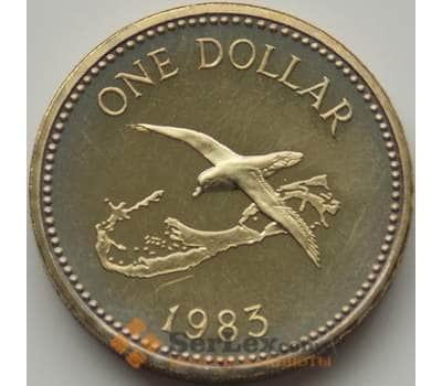 Монета Бермуды 1 доллар 1983 КМ30 Proof  арт. 7771