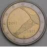 Финляндия 2 евро 2011 200  Лет Банку КМ163 UNC арт. 46777