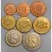Латвия набор Евро монет 1 цент-  2 евро  2014 UNC (8шт) арт. 45681