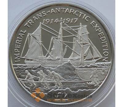 Монета Южная Джорджия и Южные Сэндвичевы острова 2 фунта 2000 BU Экспедиция арт. 13658