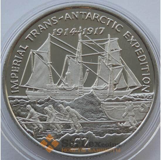 Южная Джорджия и Южные Сэндвичевы острова 2 фунта 2000 BU Экспедиция арт. 13658 Южная Джорджия и Южные Сэндвичевы острова 2 фунта 2000 BU Экспедиция арт. 13658