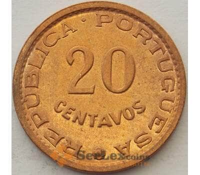 Монета Тимор 20 сентаво 1970 КМ17 UNC Португальский Тимор (J05.19) арт. 15827