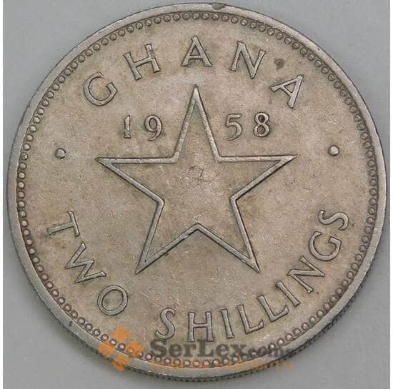 Гана 2 шиллинга 1958 КМ6 VF арт. 9160