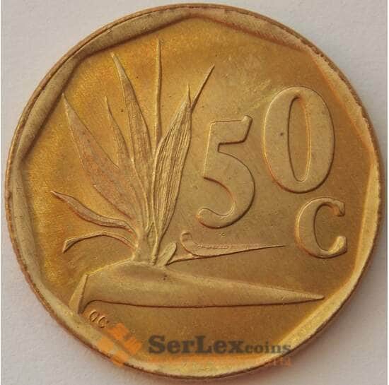 Южная Африка ЮАР 50 центов 1991 КМ137 UNC (J05.19) арт. 17069