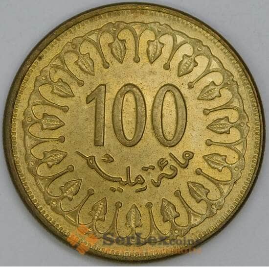 Тунис 100 миллимов 1997 КМ309 UNC арт. 55216