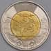 Канада монета 2 доллара 2016 75 лет Битва за Атлантику aUNC арт. 43519