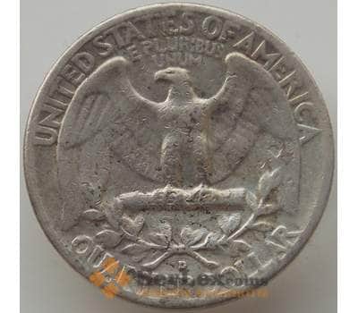 Монета США 25 центов квотер 1956 D KM164 VF арт. 12505