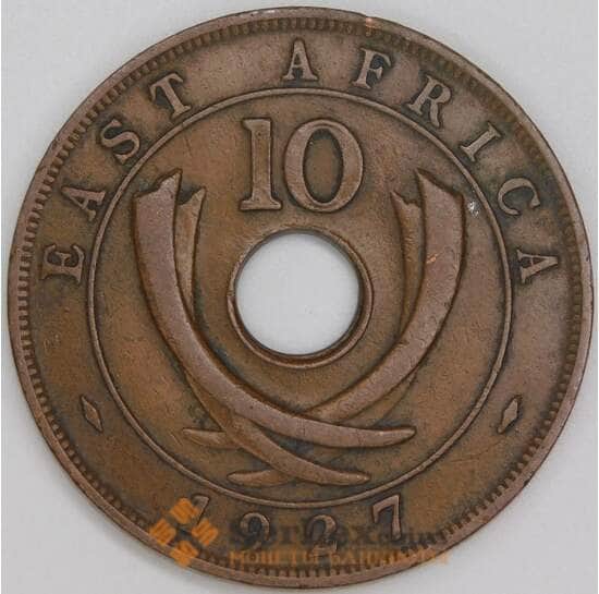 Британская Восточная Африка 10 центов 1927 КМ19 XF арт. 55003