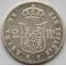 Монета Испания 2 реала 1853 КМ599 VF Серебро Изабелла II (J05.19) арт. 15168