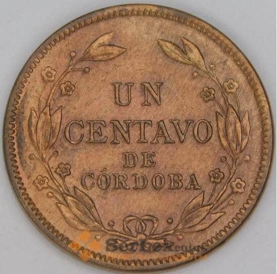 Никарагуа 1 сентаво 1928 КМ11 UNC арт. 54117