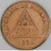 Никарагуа 1 сентаво 1928 КМ11 UNC арт. 54117