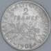 Франция 2 франка 1908 КМ845 F арт. 56982