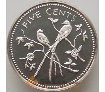 Монета Белиз 5 центов 1974 КМ39a Proof арт. 12138