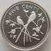 Монета Белиз 5 центов 1974 КМ39a Proof арт. 12138