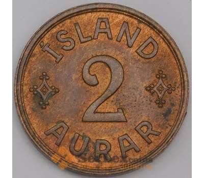Исландия монета 2 эйре 1940 КМ6.2 AU арт. 42014