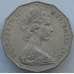 Монета Австралия 50 центов 1970 КМ69 XF Путешествие капитана Кука (J05.19) арт. 16347