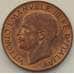 Монета Италия 5 чентезимо 1923 КМ59 AU арт. 13067