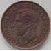 Монета Австралия 1 пенни 1952 КМ43 XF+ Георг V (J05.19) арт. 17165
